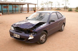 accident avec kangourou