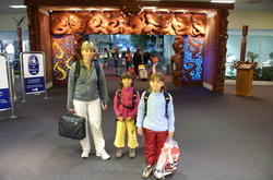 arriv&eacute;e &agrave; Auckland