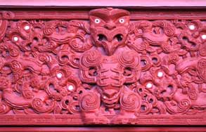 Exemple de carving Maori